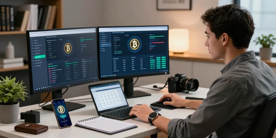 Expert consultant strategizing to recover lost crypto in a modern workspace