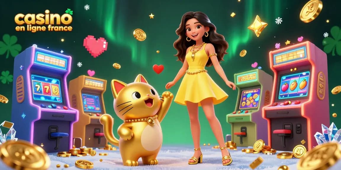 Experience thrilling online gaming at casino en ligne france with a vibrant casino illustration.