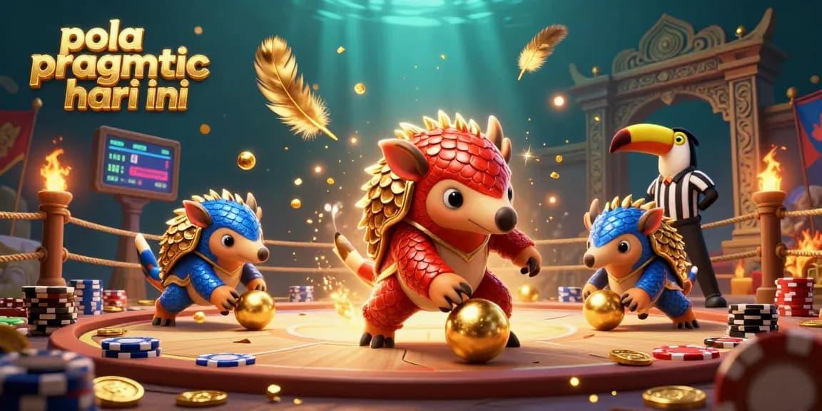 Engage in pola pragmatic hari ini slot insights with animated pangolins in an intense gambling showdown.