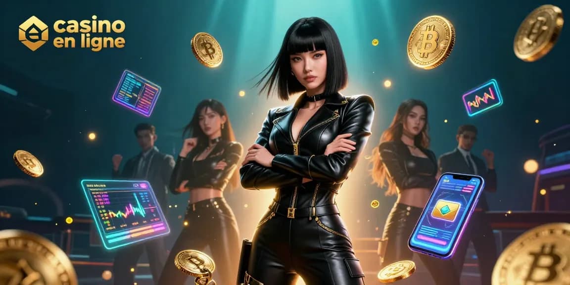 Découvrez un gameplay palpitant dans un casino en ligne avec une magnifique femme asiatique au premier plan.