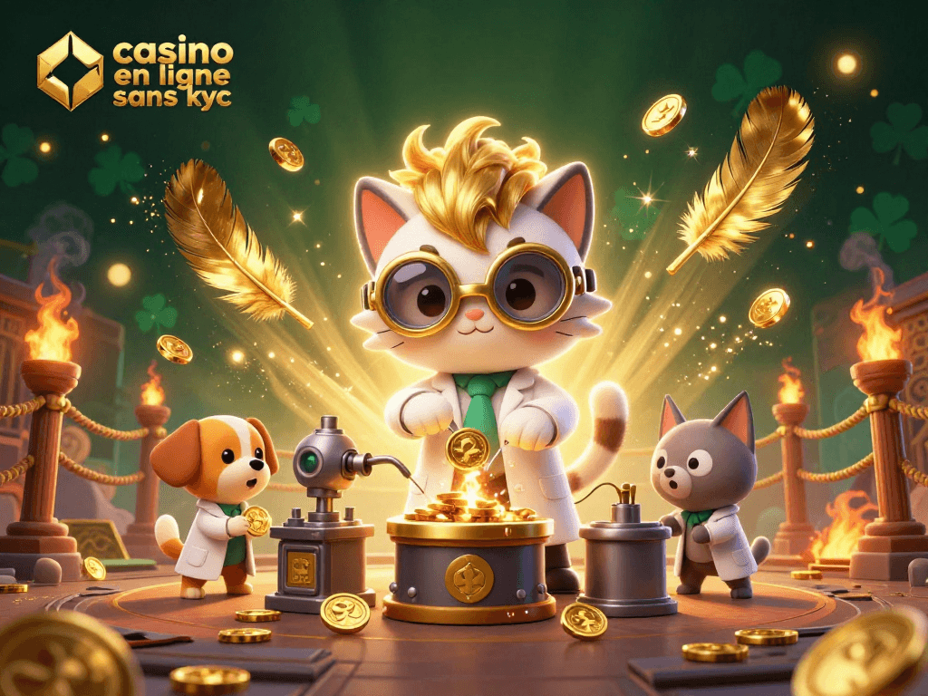 Jouer et gagner sur un casino en ligne sans KYC grâce à des illustrations captivantes.