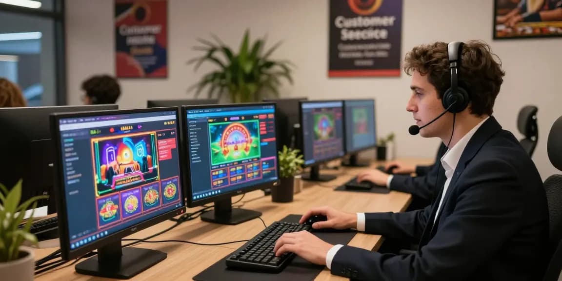 Lemacau Live Chat connecting players with expert customer service in a modern casino environment.