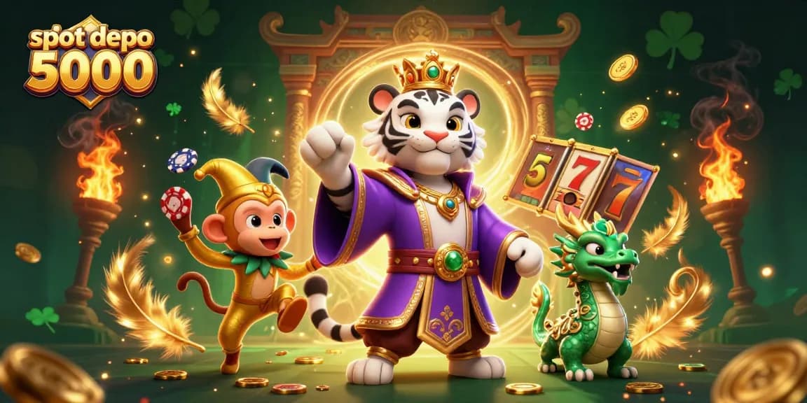 Experience thrilling entertainment with slot depo 5000, enhancing your casino adventure with vibrant characters and dynamic game elements.