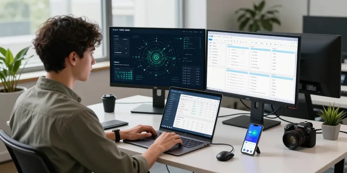 快连 VPN 工作区，专业人士在现代科技环境中优化网络解决方案。