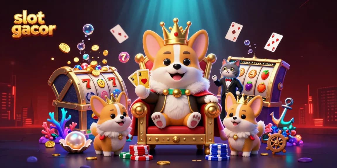 Immerse in slot gacor excitement with vibrant 3D characters, dynamic casino elements, and winning symbols