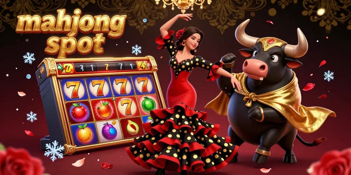 Experience the excitement of mahjong slot through a vibrant and dynamic casino scene.