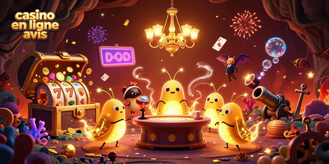 Illuminez votre expérience avec notre avis de casino en ligne à travers une ambiance vibrante et ludique.