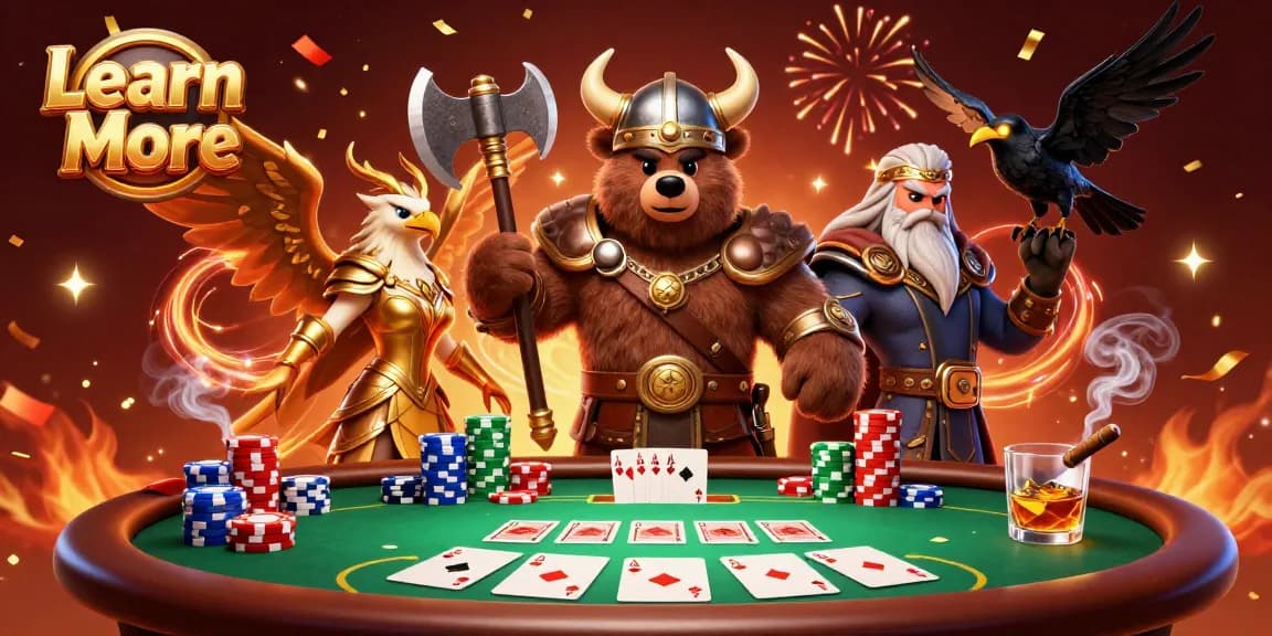 Learn More about poker strategies while enjoying a thrilling 3D casino adventure.