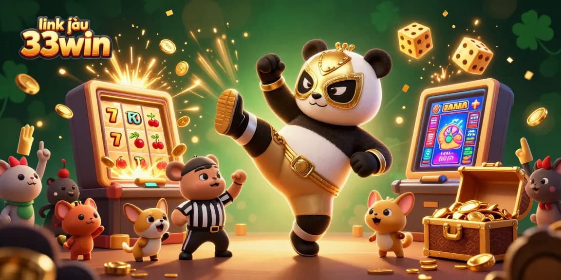Enjoy exciting fun with link vào 33win as the vivid 3D scene showcases thrilling casino action and vibrant characters.