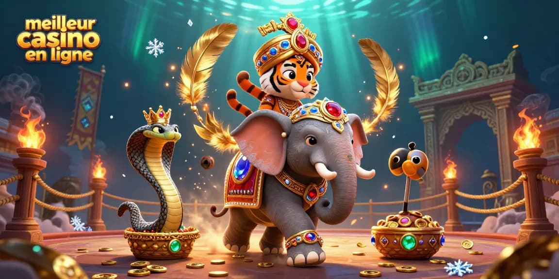 Gagnez gros avec le meilleur casino en ligne, une scène vibrant de jeux et d'excitation.