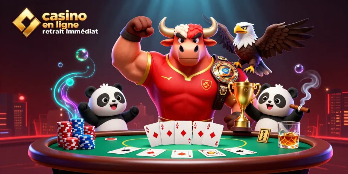 Gagnez à casino en ligne retrait immédiat avec ce visuel captivant des jeux de table.