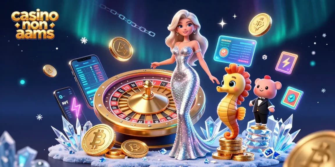 Goditi strategie vincenti in un vivace ambiente casino non aams con una meravigliosa sirena e il suo amico cavalluccio marino.