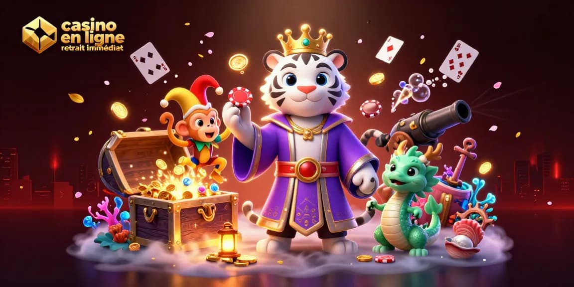 Profitez du casino en ligne retrait immédiat avec des gains rapides et sûrs en jouant à vos jeux préférés.