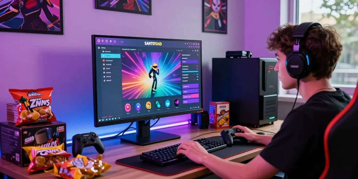 Pengguna SANTOTO4D sedang menikmati pengalaman bermain game online yang seru dan aman