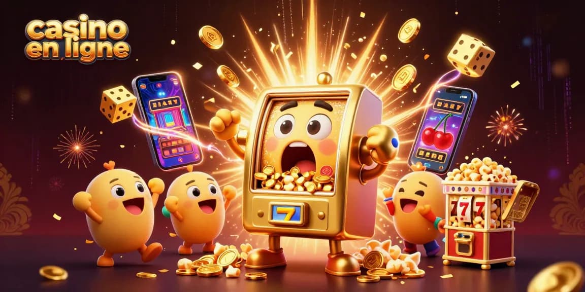Casino en ligne : machines à sous animées dévoilent leur jackpot explosif avec une ambiance festive