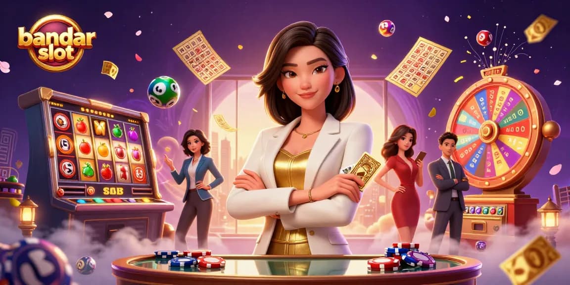 Play slots with bandar slot and experience exciting jackpots in a vibrant casino scene.