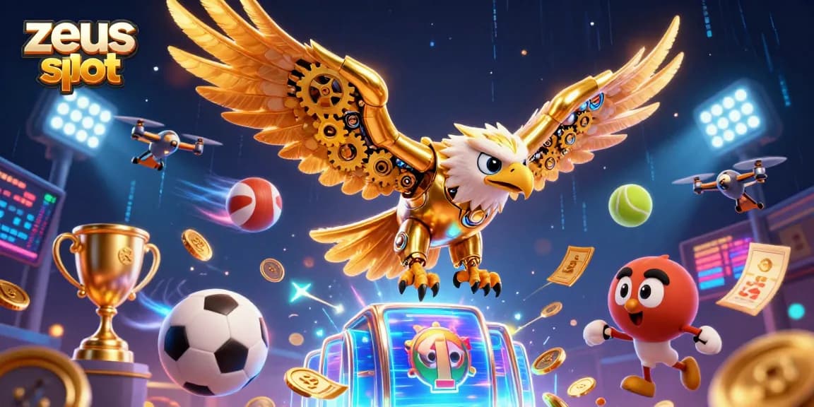 Engage with zeus slot's thrilling experience through an action-packed 3D illustration featuring dynamic gameplay.