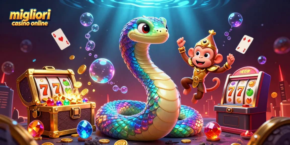 Scopri azione entusiasmante ai migliori casino online con colorati rulli delle slot e personaggi giocosi.
