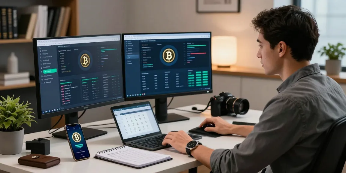 Expert consultant strategizing to recover lost crypto in a modern workspace
