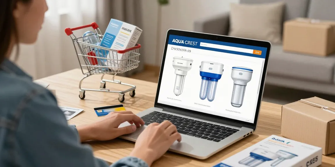 AQUA CREST DW2042FR-09 Refrigerator Water Filter for online shopping and product review, best deals for e-commerce platforms.