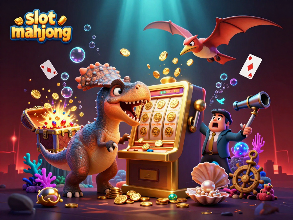 Menangkan jackpot dengan slot mahjong di mesin slot yang dilibas, sambil mengejar koin emas yang terbang.