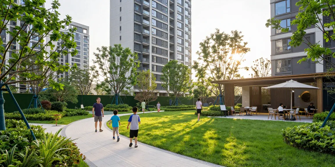 Dover Residences community scene showing families enjoying outdoor space and modern amenities.