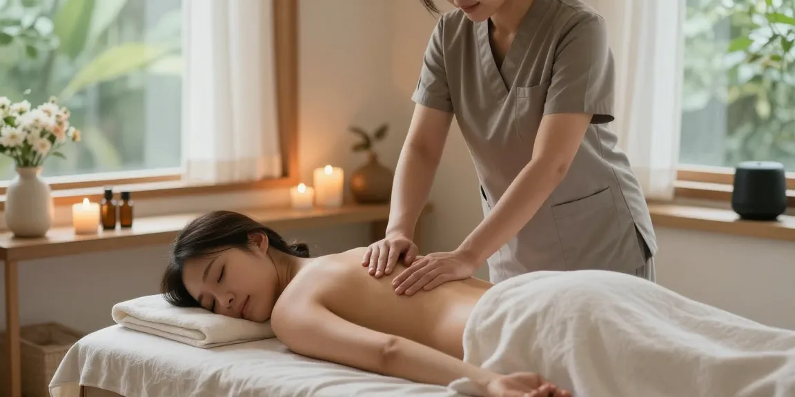 Experience a soothing 안양출장마사지 with a skilled massage therapist in a tranquil home setting.