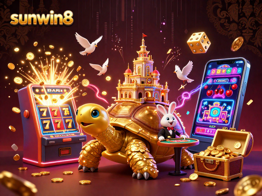 Experience the thrill of sunwin8 with a golden tortoise casino, jackpot slots, and lively dealers.