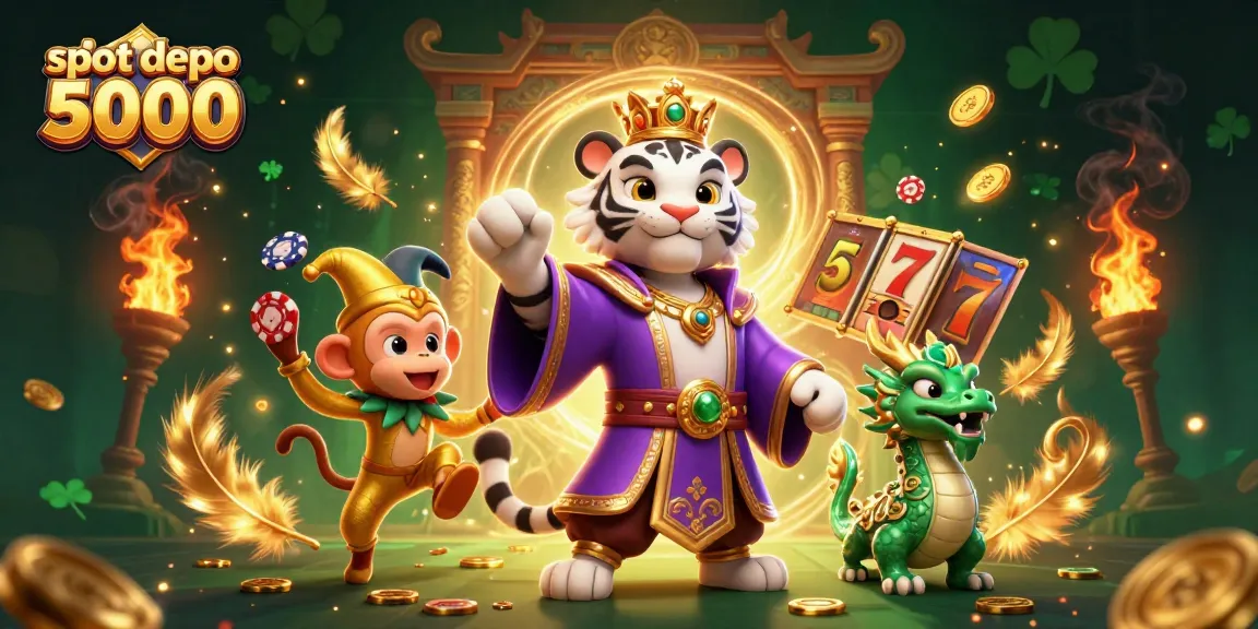 Experience thrilling entertainment with slot depo 5000, enhancing your casino adventure with vibrant characters and dynamic game elements.