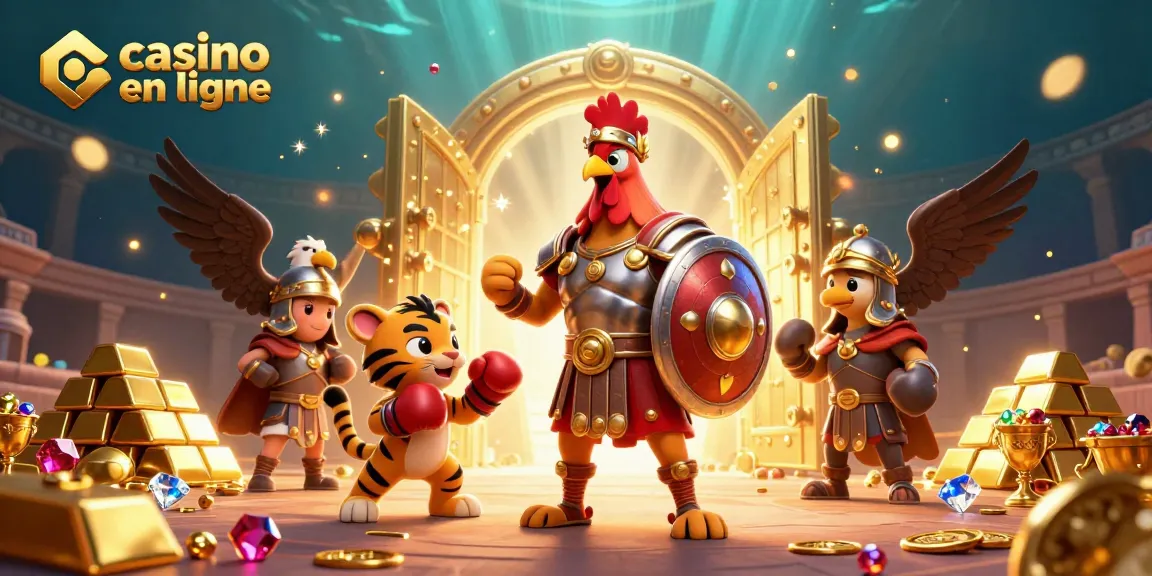 Accélérez votre expérience de jeu avec casino en ligne, où un coq gladiateur interactif et une ambiance festive vous attendent.