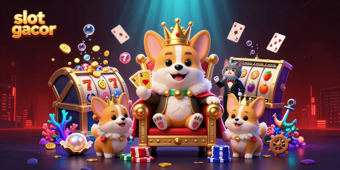 Immerse in slot gacor excitement with vibrant 3D characters, dynamic casino elements, and winning symbols