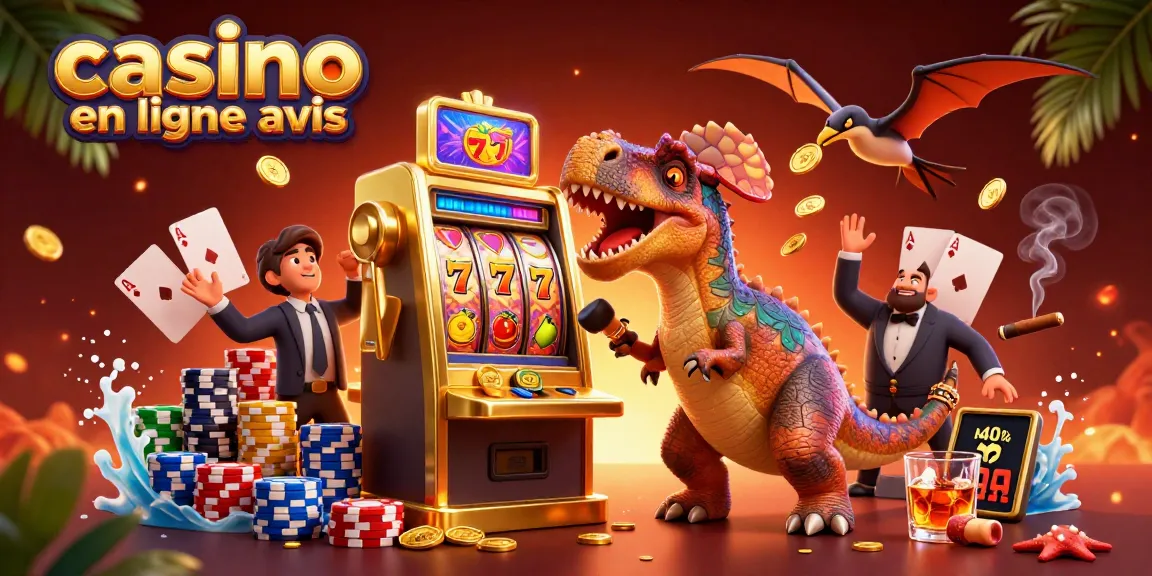 Scène dynamique illustrant un pachycéphalosaurus, un manager ankylosaure et un ptérodactyle, casino en ligne avis.