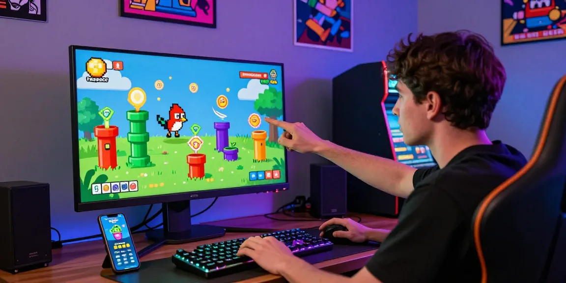 Tappy Bird by 100HP Gaming player navigating obstacles in an engaging iGaming environment.