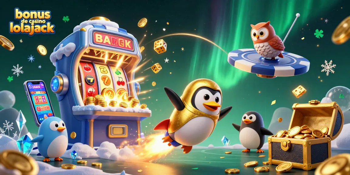 Spin to win with the bonus de casino lolajack, showcasing exciting casino elements and vibrant graphics.