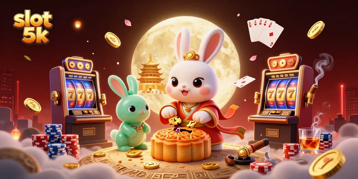 Experience the excitement of slot 5k with dynamic scenes featuring vibrant games and charming characters.