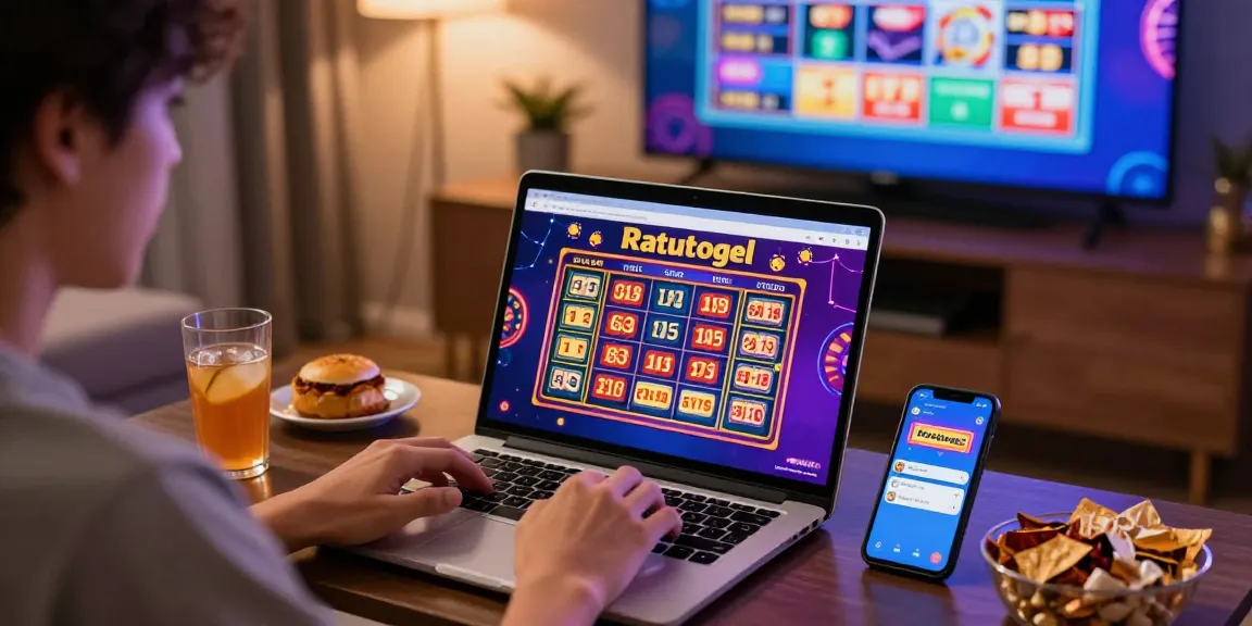 Pengguna ratutogel menikmati pengalaman taruhan togel online di ruang tamu yang nyaman.