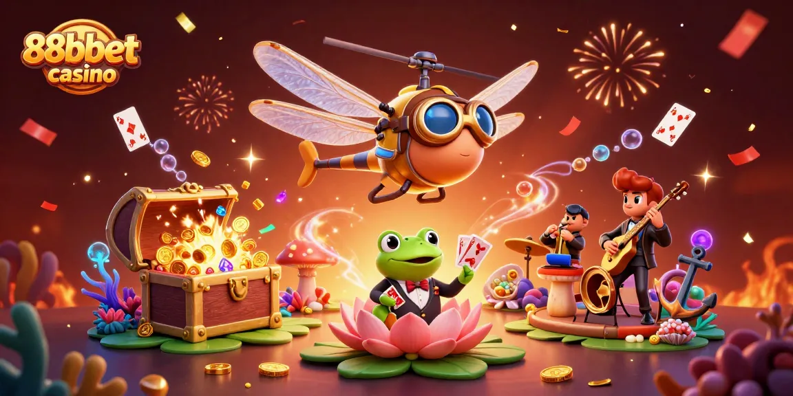 Trải nghiệm 88bbet casino với không gian vui nhộn và cờ bạc hấp dẫn dưới sự dẫn dắt của dealer và nhạc jazz